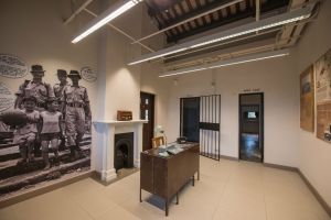 The heritage display area (including the Report Room, the Retention Cell and the Armoury) at the Green Hub.
