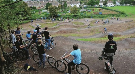 A typical training ground for mountain biking