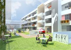 i-Cube上盖的空中花园