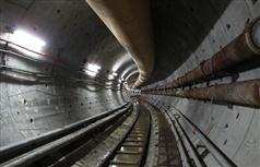 The completed main tunnel of the Lai Chi Kok Drainage Tunnel.