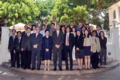 A group photo of members of Harbourfront Commission.