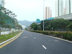 位於北停機坪區內的主幹道，兩旁將滿種高大挺拔的秋楓樹，締造林蔭大道的優美景致。