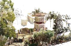 「工艺与科技──三维激光扫描在文物保育和教育上的应用」开幕典礼今日（九月十九日）在香港文物探知馆举行。图示聚星楼周边景观的「点云」数据图像。