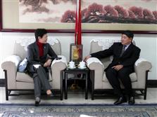 發展局局長林鄭月娥與國家文物局局長單霽翔會面。