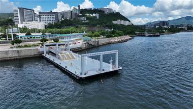 馬料水新渡輪碼頭今日啓用