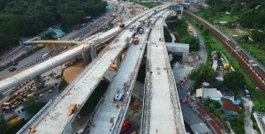 莲塘／香园围口岸之间的连接路粉岭公路交汇处工程。
						