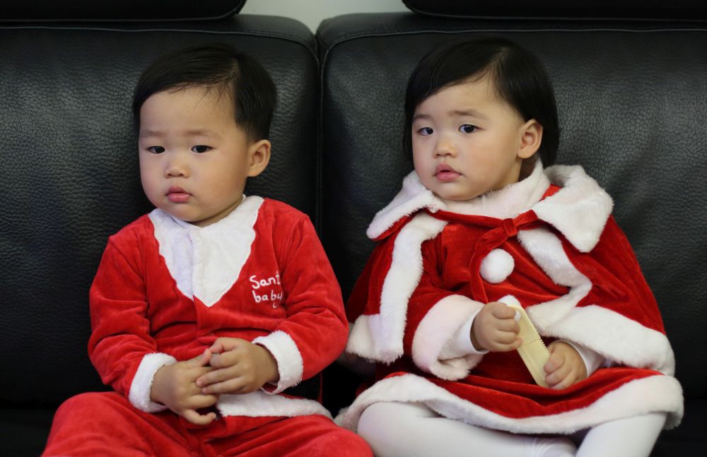 刘佩玲的一对龙凤胎，姐姐喜欢大自然和动物，弟弟喜欢机械的事物。