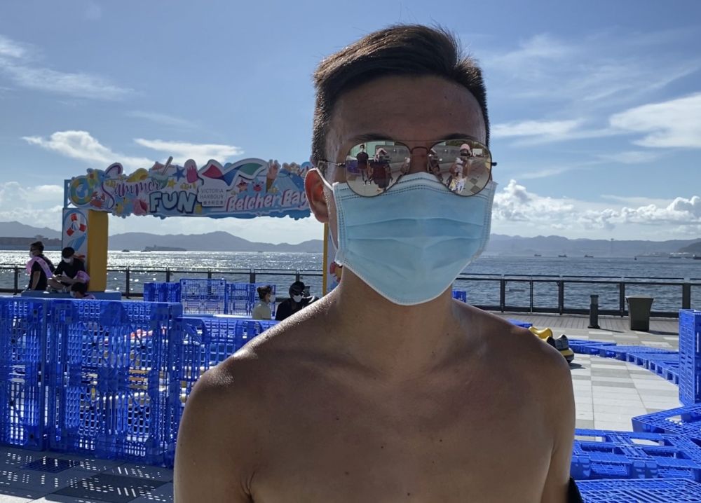 在附近上班的跑友徐先生大赞卑路乍湾海滨，指沿途景色是香港数一数二。