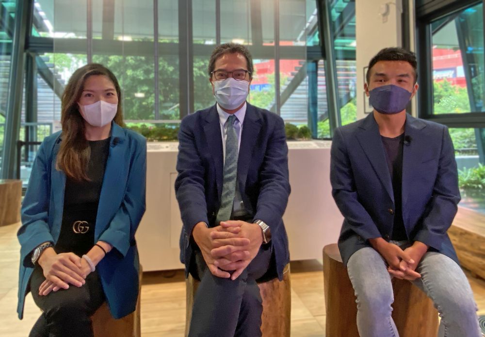 华特迪士尼幻想工程（亚洲）有限公司首席艺术总监Jillian（左）和渠务署助理电气督察Leo（右），透过自己的工作经验，鼓励年轻人加入建造业。