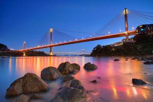 汀九桥建造工程是林世雄最难忘的工务工程之一。