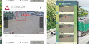 人工智能镜头透过内置辨识功能监察工友的不安全行为，即时纪录影像并发送至手机及一站式管理平台，以便工程团队立即跟进。