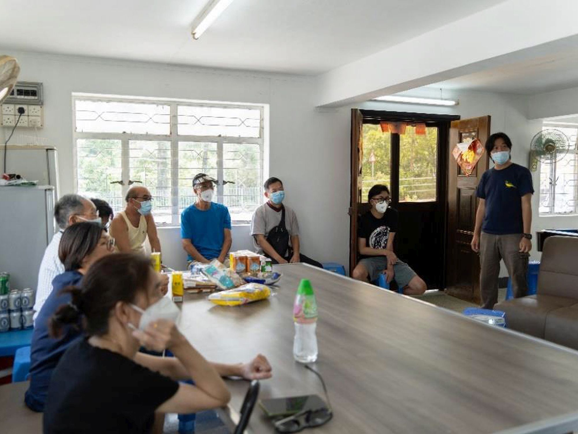 在「大屿山保育基金」的资助下，香港观鸟会的工作人员早前在水口的湿地进行实地考察及与持份者交流，其项目正于水口试验不同的生境管理工作，为之后推展长远的保育策略打好基础。