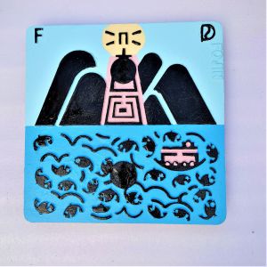 鲤鱼门的两款特色渠盖以山、水、鲤鱼、渔船、怀旧小轮、牌坊及灯塔元素为设计主题。