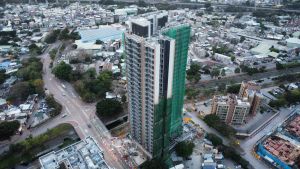 香港房屋协会以「组装合成」建筑法兴建的洪水桥第1A期资助出售房屋项目。