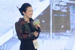 研讨会主题讲者Landprocess and Porous City Network创办人及行政总裁、世界经济论坛自然生态城市全球委员会委员Kotchakorn Voraakhom女士。