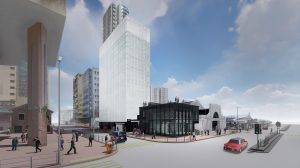 建筑署于2022年为油麻地戏院展开第二期工程作出改善及增加戏院的可用空间。图为构想图。