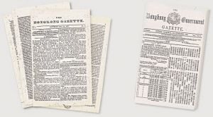 旧有地契及就土地买卖发出的公告。