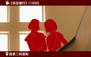 图示模拟电影《流金岁月》于香港三育书院拍摄的电影场景。