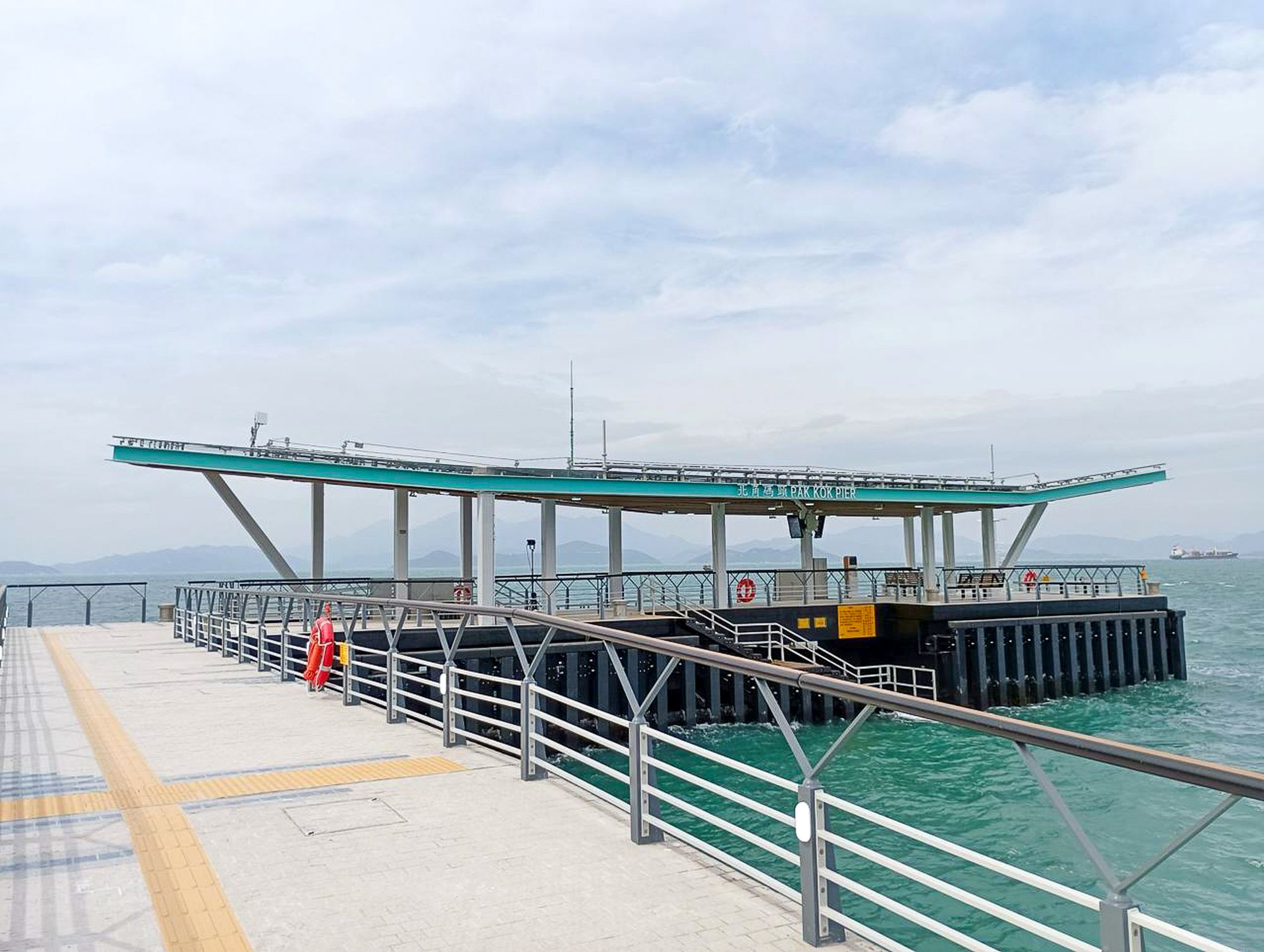 改善后的南丫岛北角码头。