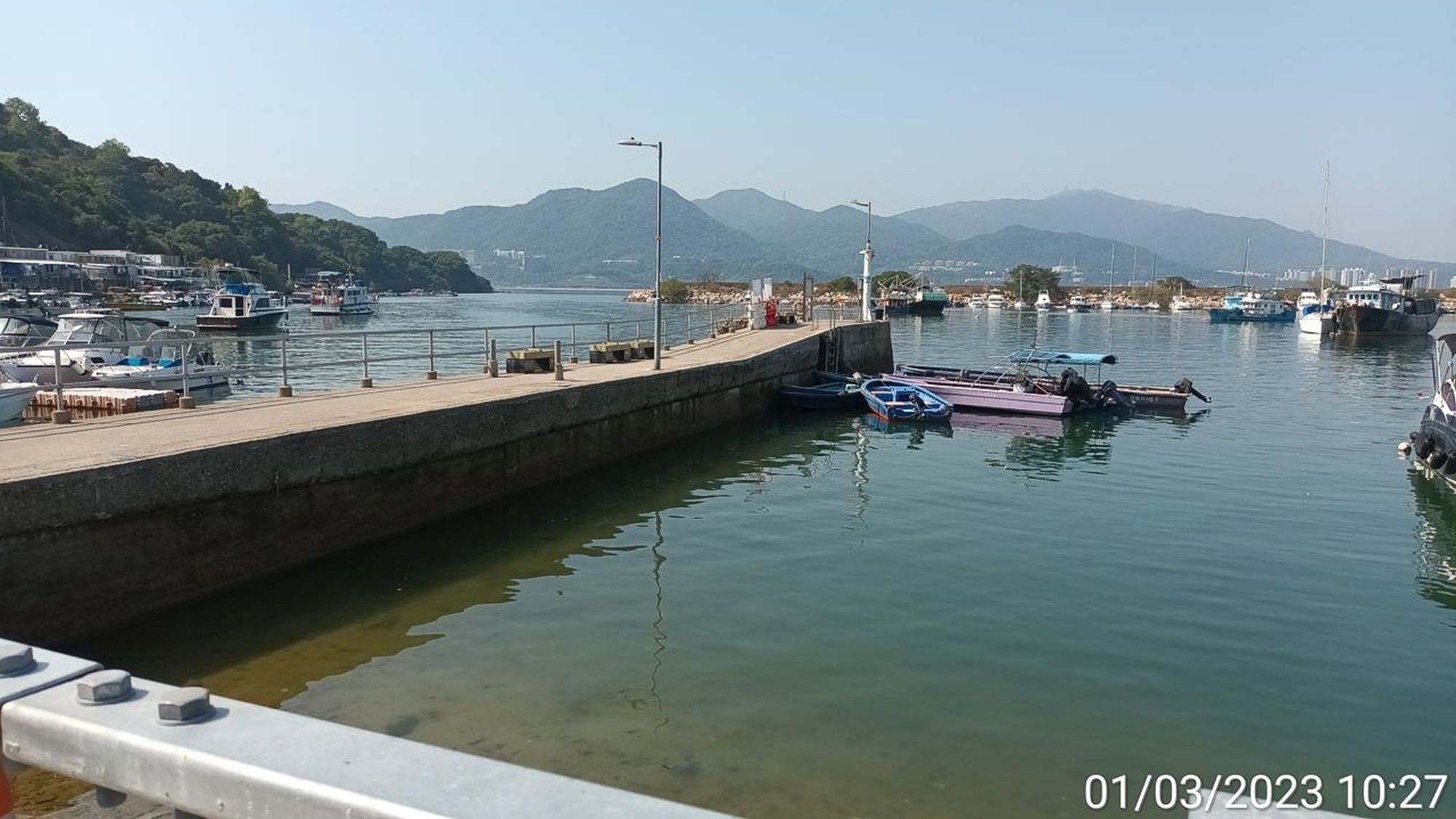 大埔的旧三门仔村码头。