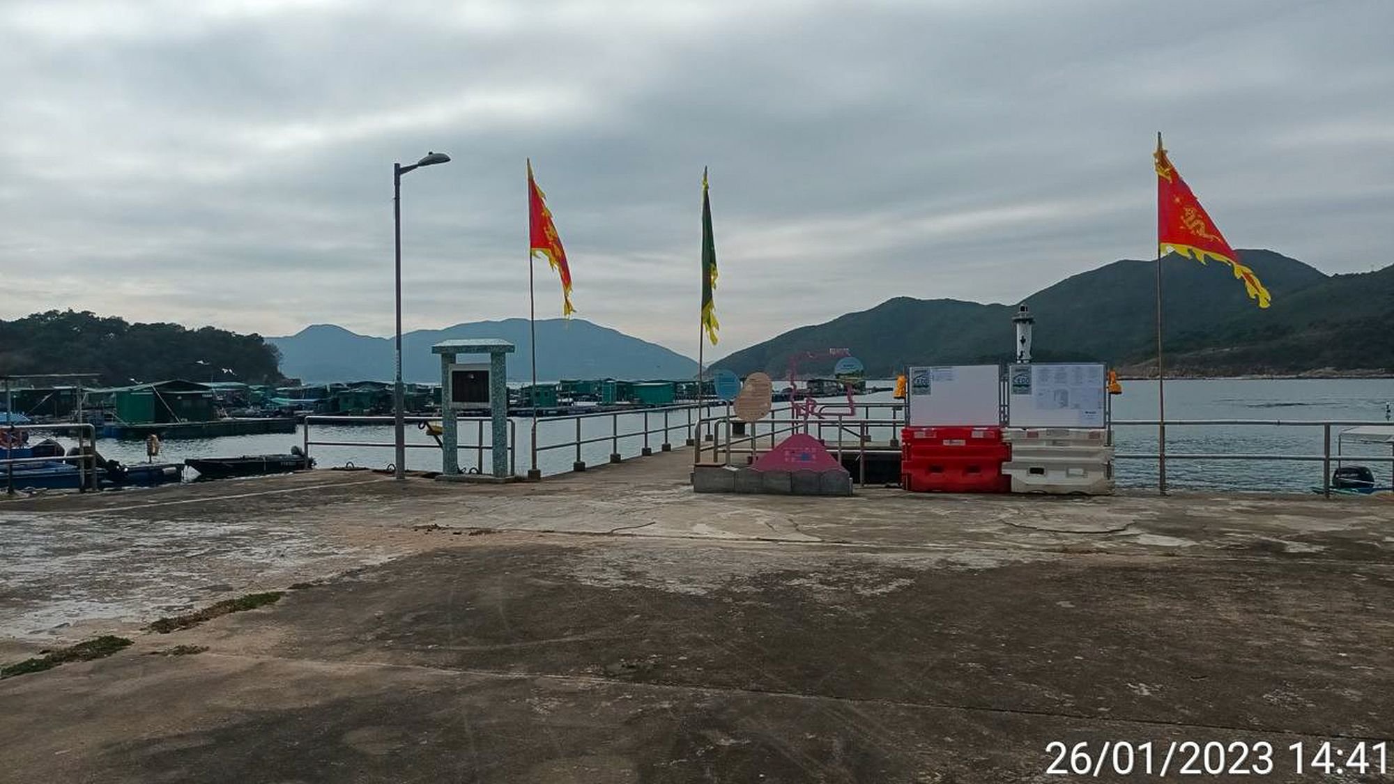 西贡粮船湾码头旧貌。