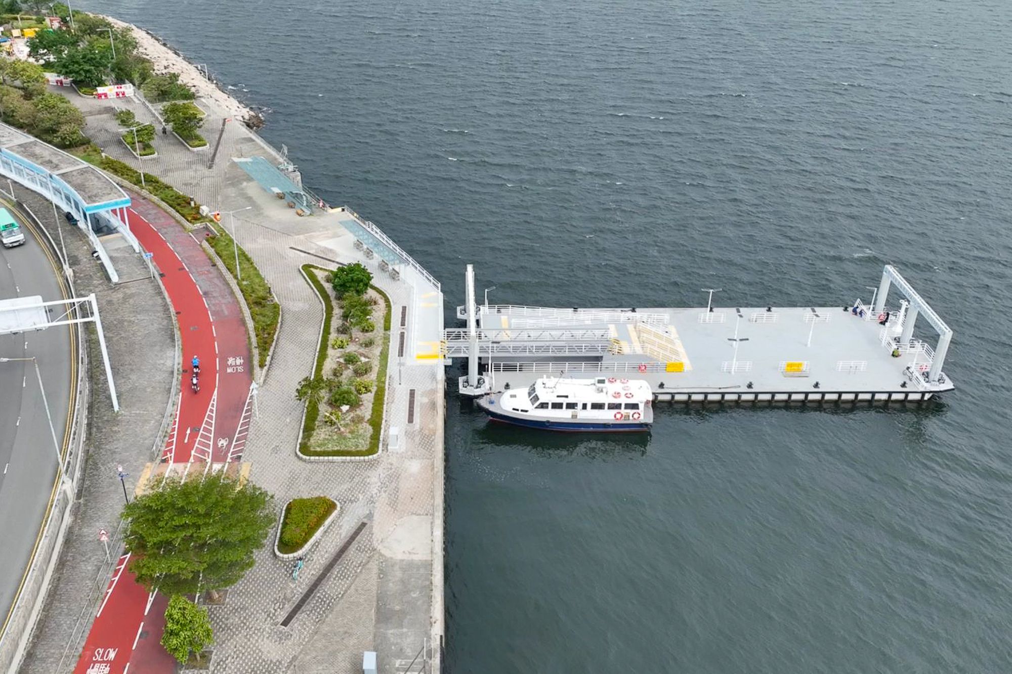 马料水新渡轮码头。