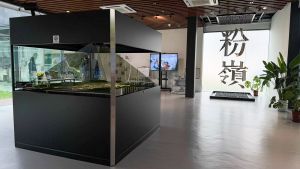访客可透过全息投影技术与立体模型，从不同角度了解新发展区全貌，以至北都整体发展。