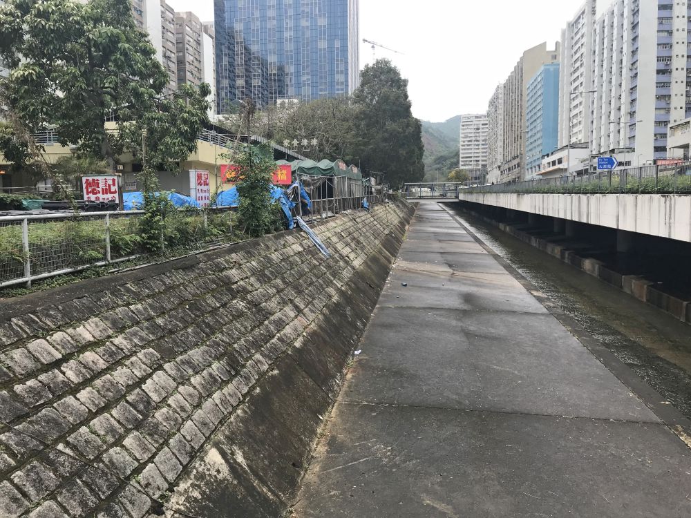 圖為現時的火炭明渠。