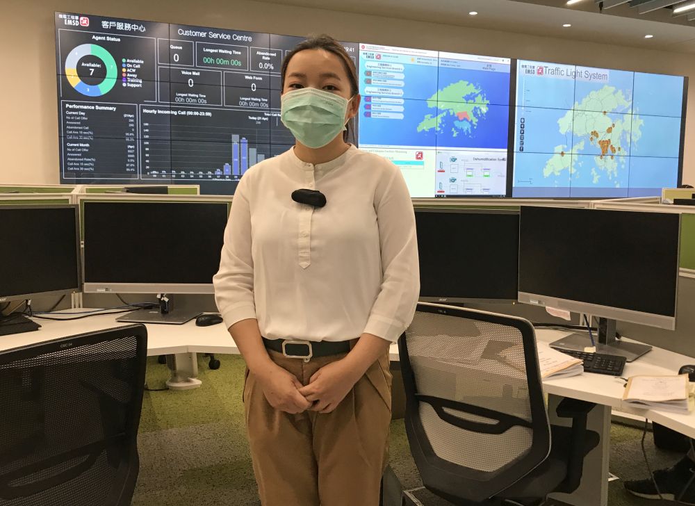 機電署屋宇裝備工程師（建築信息模擬）潘子瑩說，該署將會招聘超過1 200個短期職位，為期最長達18個月。