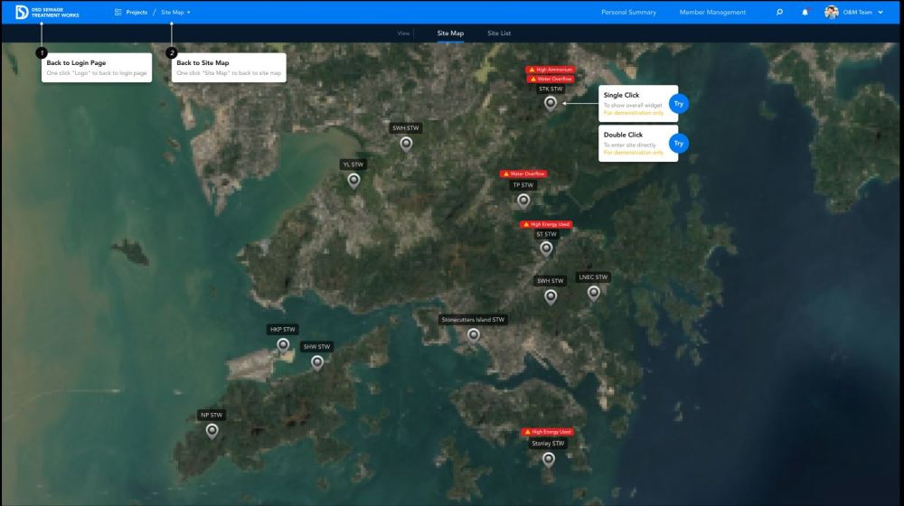 渠務署積極把創新科技應用於工程項目，包括物聯網(Internet of Things (IoT))技術，以協助同事更準確地掌握工地和相關設施的實時資訊，提高工程質量。