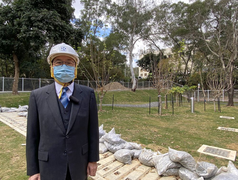 陳燦輝說，「農業縮影區」內會種植桑樹，以紀念何東夫人。