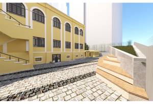 前賈梅士學校改建為教育中心後的構想圖。