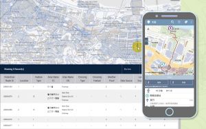 地政總署的「MyMapHK」流動地圖應用程式，向公眾提供三維行人道路網路線搜尋功能。