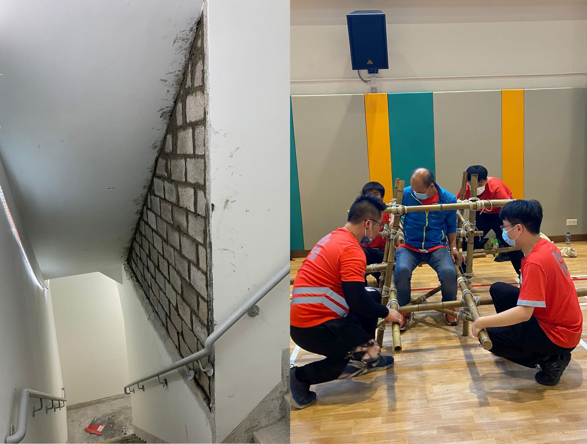 張穎雄在香港建造學院修畢砌磚、批盪及鋪瓦的建造文憑，期間獲發津貼之外，到工地實習時更得到特別津貼。