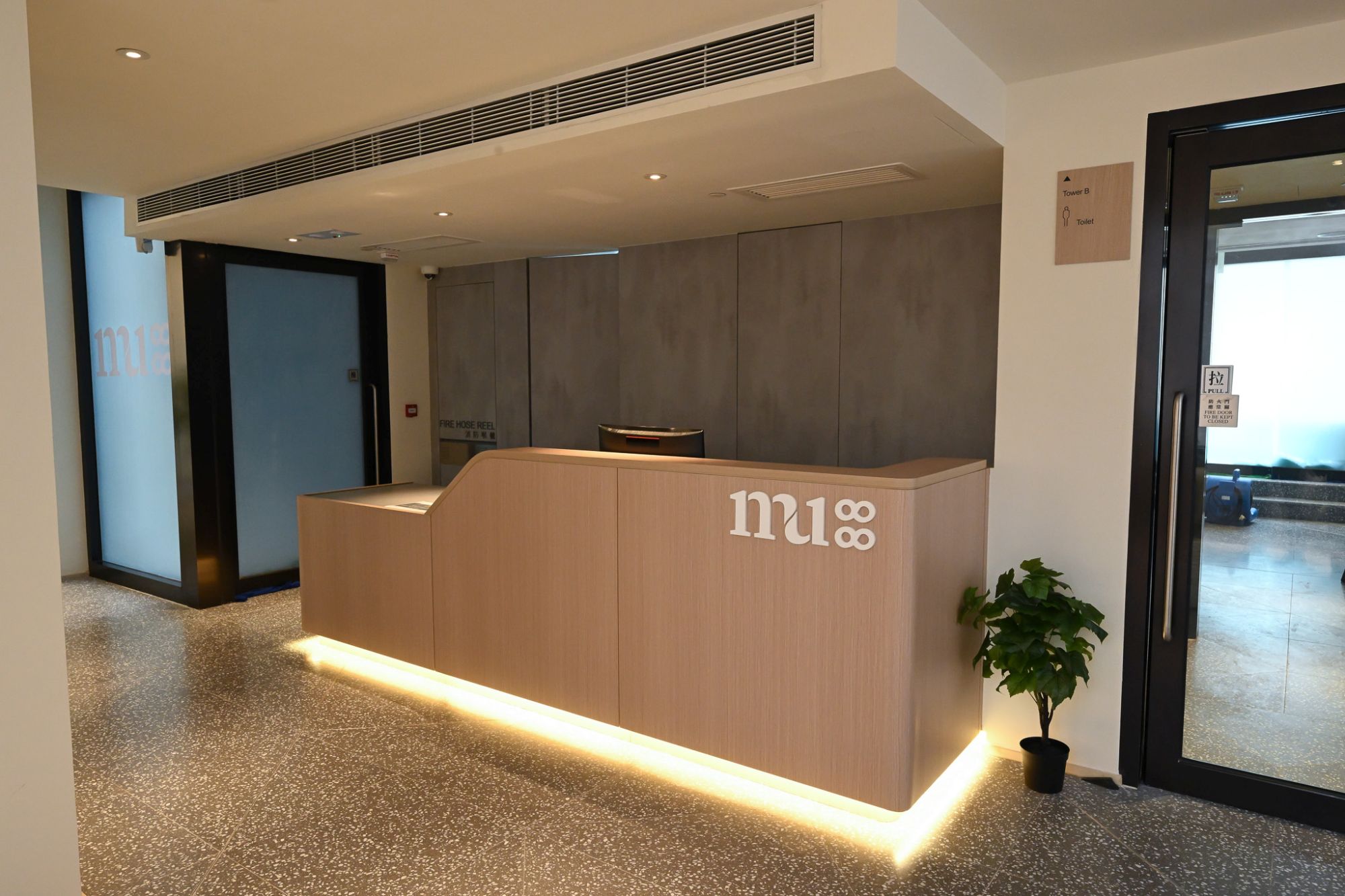 圖為香港都會大學正籌備由酒店改裝為學生宿舍的MU88環境。