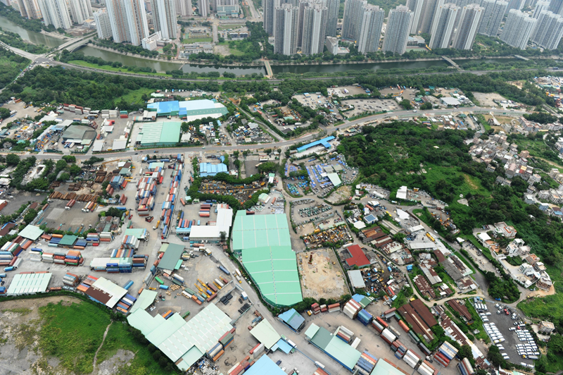 在洪水橋新發展區內，現時有大量「棕地」，影響環境。