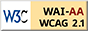 符合萬維網聯盟(W3C)無障礙網頁倡議(WAI)《無障礙網頁內容指引》2.1 版的 2A 級別準則